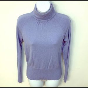 LOFT Periwinkle Turtleneck Sweater